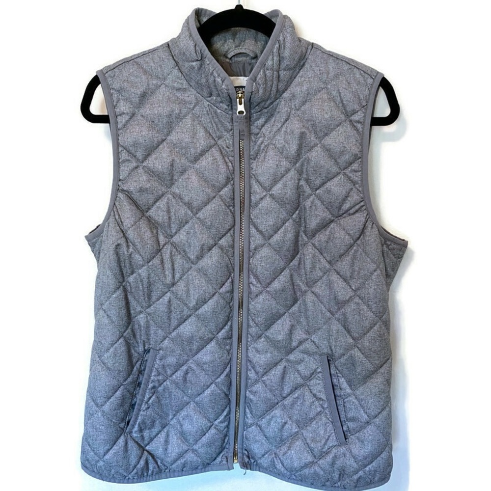 Lightweight Silver Grey Quilted Vest